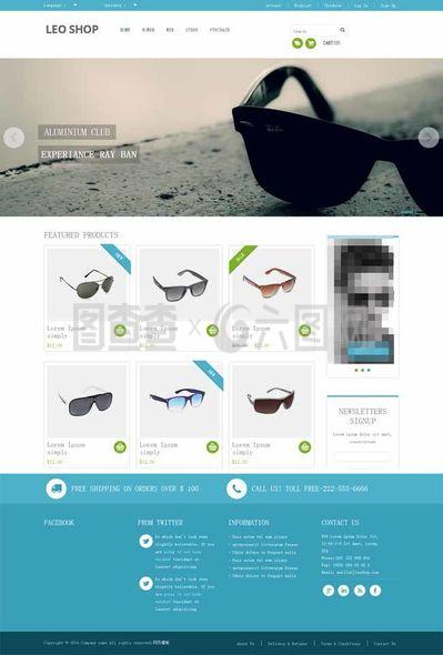 引領(lǐng)視界，清晰未來——打造專業(yè)眼鏡銷售HTML5網(wǎng)站模板指南